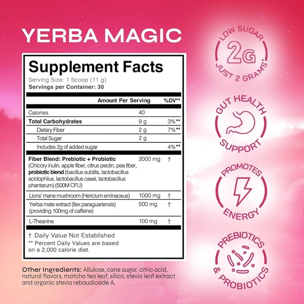 $40 Yerba Magic Strawberry Matcha powder - Picture 7 of 7